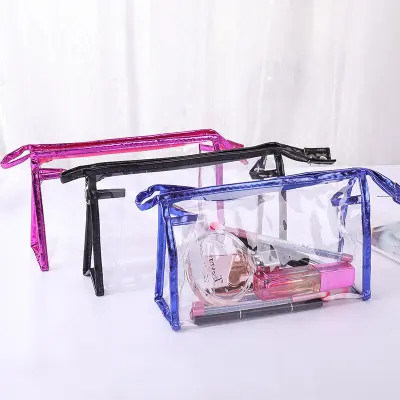 10x10 9x7 Portable Cosmetic Bag Clear Makeup Case PVC PVC EVA Wash Toiletry