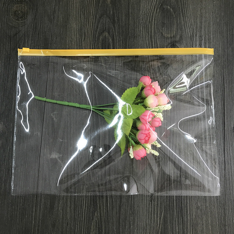 8 Mil 10 Mil Small PVC Jewelry zipper Bags Packaging Transparent Cosmetic Clothing Sealed