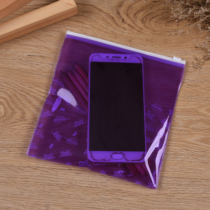 Biodegradable Plastic zipper Bags Slider Pvc zipper Pouch Custom Logo Printing