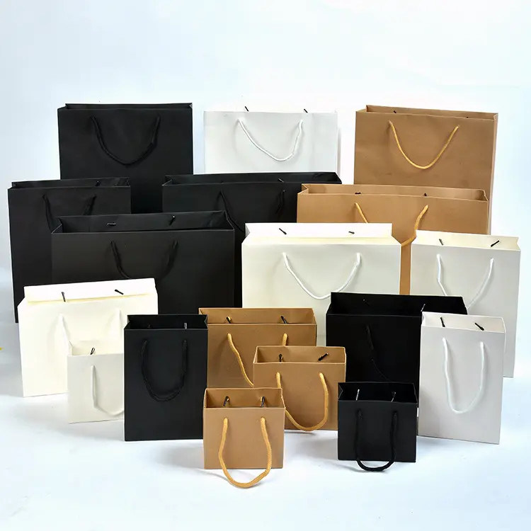 Printed Custom Euro Tote Shopping Bags Merchandise Retail Art For Clothes Clothing