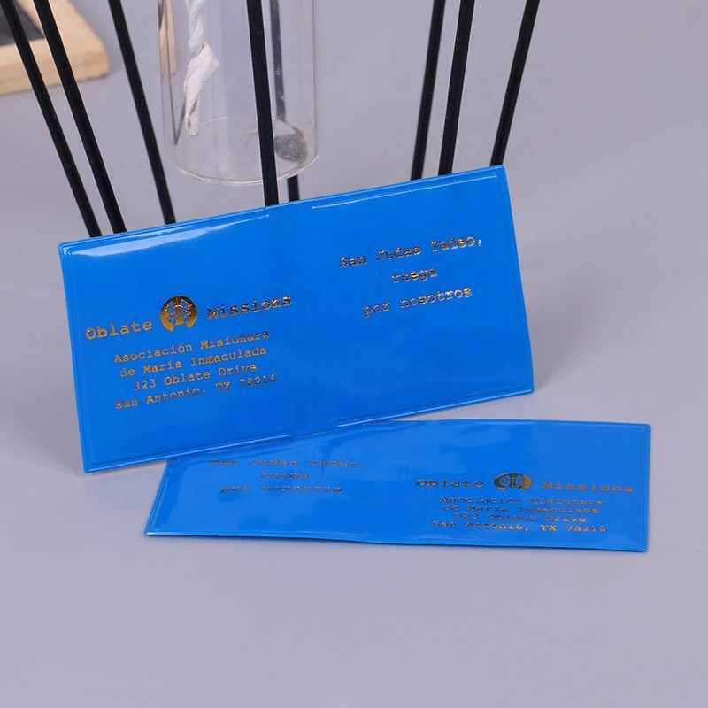Pvc Credit Card Holder Wallet Soft Plastic Protector Clear Transparent Business