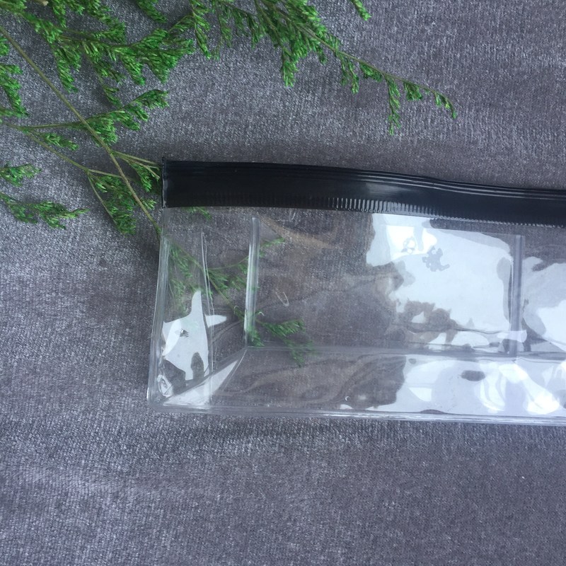View Zipper Pencil Pouch Clear Case Boys Girls Waterproof Candy Color