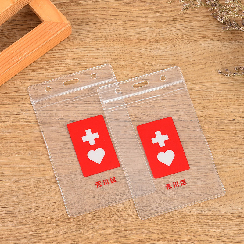 Wallet Id Card Pvc Holder Custom Logo Fashionable Credit Card Sleeve Protector