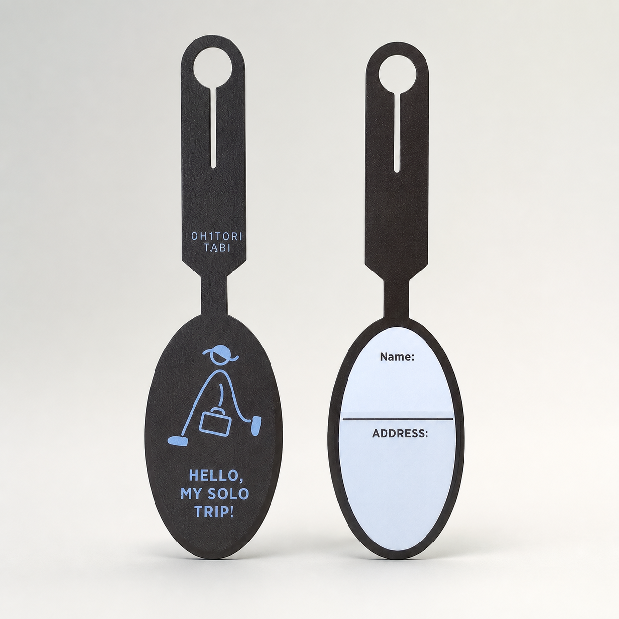 Custom PVC Leather Luggage Tag